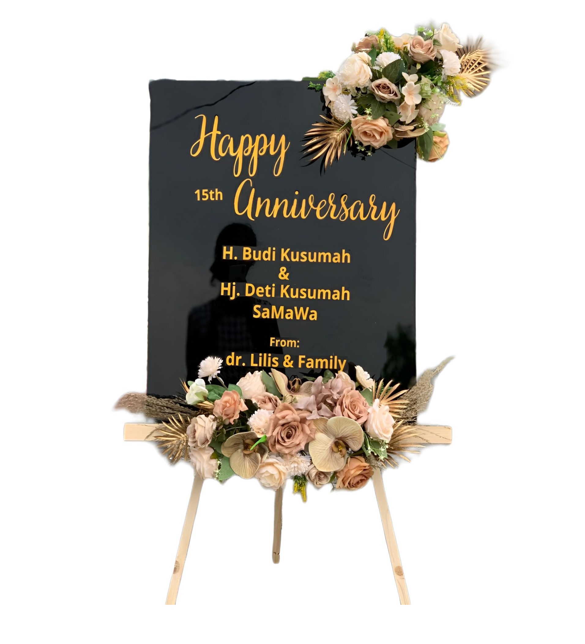 Papan Bunga Akrilik Wongsorejo